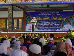 Wakil Bupati OKU Timur, Sambut Kepulangan Jamaah Haji Kabupaten OKU Timur Kloter 1