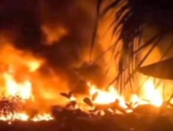 Kebakaran Tempat Penyulingan Ilegal Terjadi di Kecamatan Bayung Lencir, Polsek Bayung Lencir Tutup Mata