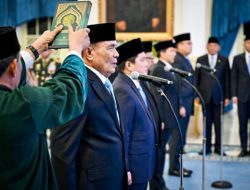 Para Menteri dan Kepala Badan Tegaskan Komitmen Mengabdi Usai Dilantik Presiden Prabowo