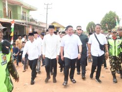 Kunker Desa Gading Raja Pedamaran Timur, Gubernur Herman Deru Janji Percepat Pembangunan Jalan di Kabupaten OKI