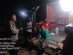 Polsek Gandrungmangu Dorong Optimalisasi Siskamling di Desa Gintungreja