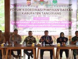 Kapolresta Tangerang dan Forkopimda Ngopi Bareng Bersama Komunitas Buruh