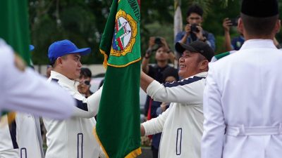 Gubernur Herman Deru Kukuhkan Kontingen Sumsel, Targetkan Sukses Ganda di PORNAS XVII KORPRI