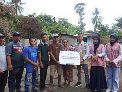 Peduli Korban Kebakaran, YBM PLN UP3 Ogan Ilir Salurkan Bantuan Pembangunan Kembali Rumah Warga