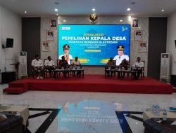 Bupati Karawang Beserta OPD Hadiri Sosialisasi Pilkades Serentak Berbasis Elektronik Tahun 2025