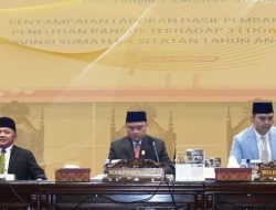 Pansus DPRD Prov Sumsel Sampaikan Laporan Pembahasan Terhadap Tiga Raperda Bersama Gubernur Menyepakati Menjadi Perda
