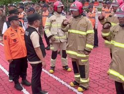 Antisipasi Darurat Bencana Alam, Pemkab Karawang Gelar Apel Siaga di Halaman Plaza Pemda