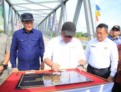 Jembatan Air Lematang Diresmikan, Herman Deru Dorong Konektivitas dan Produktivitas Warga Muara Enim