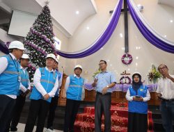 Dirut PLN Tinjau Kesiapan Layanan Kelistrikan Untuk Ibadah Natal di Seluruh Indonesia