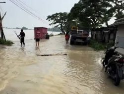 Banjir melanda sejumlah wilayah di Kabupaten Cirebon, Jawa Barat