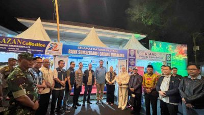 Bank Sumsel Babel Meriahkan HUT ke-22 OKU Selatan, Hadirkan Stand UMKM dan Transaksi Digital QRIS di Pasar Malam