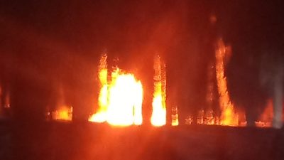 Sumur Minyak di Keluang Lagi-lagi Terbakar, 4 Pejabat Berwenang Polres Muba Memilih Bungkam