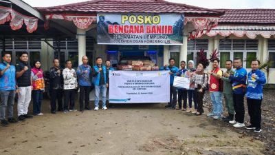 PLN ULP Tugumulyo Salurkan Bantuan Bagi Korban Banjir di Kecamatan Lempuing