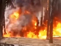 Pembiaran dan Mandulnya Penegakkan Hukum Polres Muba dan Polsek Keluang, Sumur Minyak Kembali Terbakar