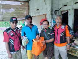 Suparjo Spd,MM Pimpinan Regu Peduli Warga Desa Pantai Harapanjaya Adakan Pendistribusian Logistik Kedua Untuk Warga Terdampak Banjir