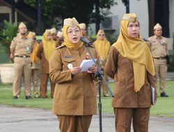 Apel Pagi Wabup Intan Ingatkan Seluruh Pegawai Terus Tingkatkan Kedisiplinan dan Kualitas Pelayanan