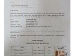 Surat Pengajuan Usulan Para Dewan Guru SDN Mekarsari 04 Perihal PLT Kepala Sekolah Segera Dapat Di Wujudkan Disdik Kabupaten Bekasi