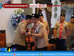 Wabub OKU Selatan Hadiri Pelantikan Mabicab dan Kwarcab Gerakan Pramuka OKU Masa Bakti 2026-2031