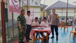 Kepala Desa Tridayasakti Bersama Bhabinkamtibmas Dan Babinsa Monitoring Giat Pemilihan BPD Dari Kaum Wanita