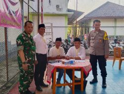 Kepala Desa Tridayasakti Bersama Bhabinkamtibmas Dan Babinsa Monitoring Giat Pemilihan BPD Dari Kaum Wanita
