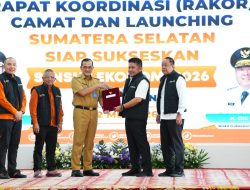 Gubernur Herman Deru Tekankan Pentingnya Data Akurat saat Launching Sensus Ekonomi 2026 dan Rakor Camat se-Sumsel