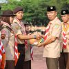 Sebanyak 1.251 anggota Pramuka dari berbagai tingkatan resmi dikukuhkan sebagai Pramuka Garuda