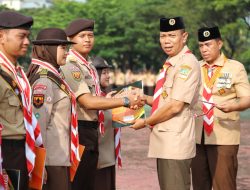 Sebanyak 1.251 anggota Pramuka dari berbagai tingkatan resmi dikukuhkan sebagai Pramuka Garuda