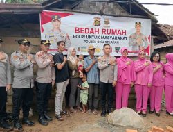 Program Bedah Rumah Polri untuk Masyarakat Hadir di Desa Sumberingin