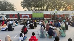 Antusias Masyarakat Kunjungi Nobar Juara di Lapangan Karangpawitan