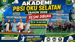 Turnamen Akademi PBSI OKU Selatan 2026 Resmi Dibuka, 70 Atlet Muda Siap Unjuk Kemampuan