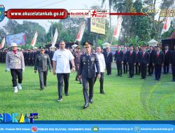 Bupati Hadiri Upacara HUT Bhayangkara Polri ke 80 Tahun di Polres OKU Selatan