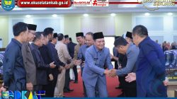 Wakil Bupati OKU Selatan Hadiri Paripurna DPRD dalam Agenda Mendengarkan Pandangan Umum Fraksi Terhadap Raperda Pertanggungjawaban APBD TA 2025