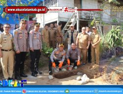 Pemkab OKU Selatan Hadiri Launching dan Peletakan Batu Pertama Pembangunan Rumah Korban Bencana Alam