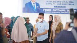 Fenus Antonius Anggota DPR Sumsel Reses Serap Aspirasi Masyarakat OKU Timur