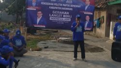 DPC Partai Demokrat Karawang Lanjutkan Gerakan Langit Biru Indonesia Asri, Bersihkan Sungai Bersama Warga di Kutamukti