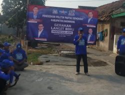 DPC Partai Demokrat Karawang Lanjutkan Gerakan Langit Biru Indonesia Asri, Bersihkan Sungai Bersama Warga di Kutamukti