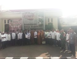 Tim Sukses Calon Kepala Desa Tridayasakti Sumitra Sangat Antusias Mendampingi Penyerahan Berkas Ke Sekretariat Panitia Pilkades
