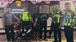 Patroli Blue Light Polisi Amankan Pelaku Curanmor di Talaga Tangerang