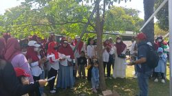Warga Masyarakat Dan Pendukung Sumitra Calon Kades Tridayasakti Nomor 3 (Tiga) Nampak kompak Dan Semangat Mengikuti Kampanye