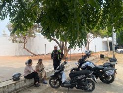 Unit Kamsel Satlantas Polresta Karawang Rutin Menggelar Sosialisasi Tertib Berlalu Lintas Kepada Masyarakat