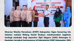 DWP Kabupaten OKU Selatan melalui Bidang Sosial Budaya Gelar Kegiatan Berbagi Sembako bagi ASN Golongan II