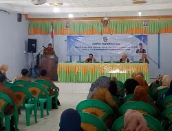 Rapat Koordinasi Pengelolaan Data Tunggal Sosial dan Ekonomi Sosial Desil 1-5 di OKU Timur