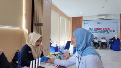 Semarak Hari Listrik Nasional ke-81, PLN UP3 Ogan Ilir Salurkan Kepedulian Lewat Donor Darah