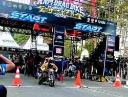 Ratusan Pembalap Berbagai Wilayah Ramaikan di KNPI Drag Bike 2026